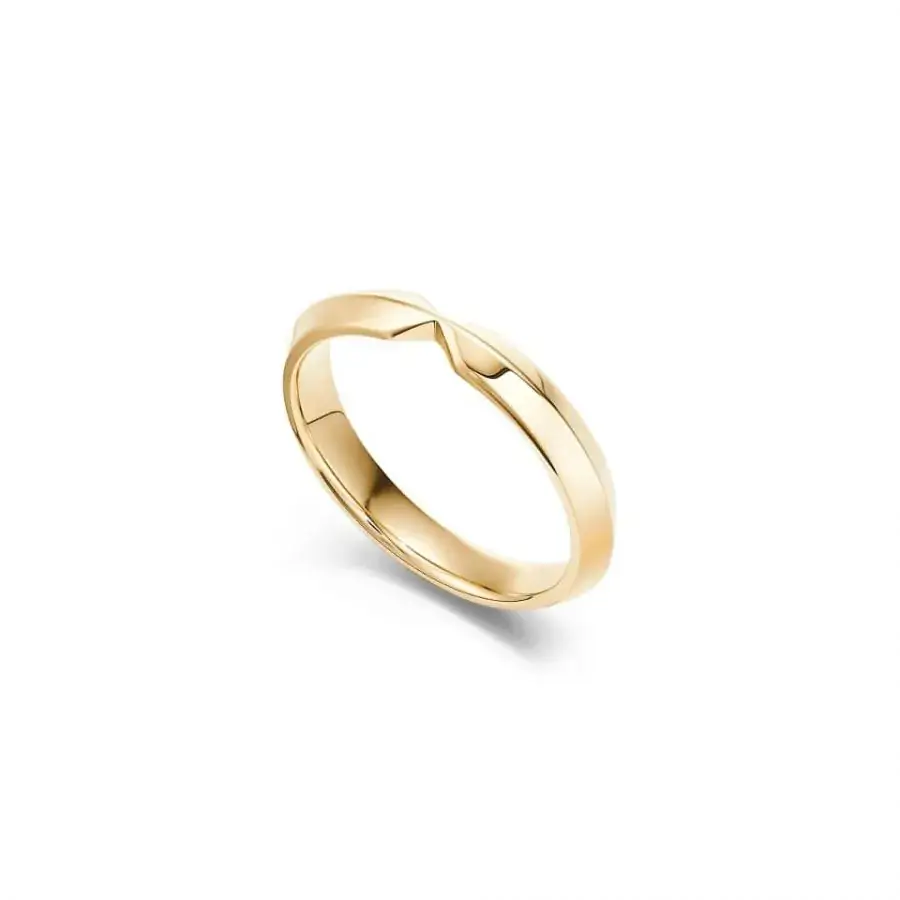 Olive Leaf Band Ring - Image 1