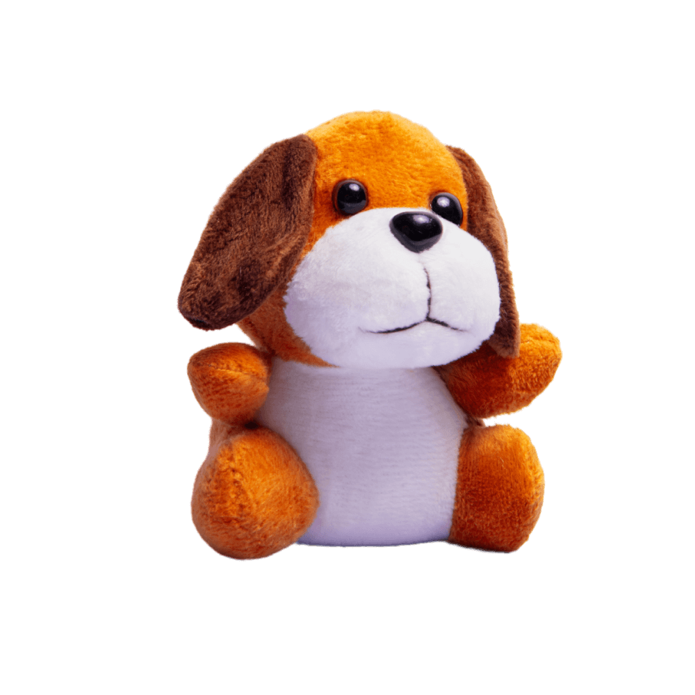 Brown stuffed dog - Image 1