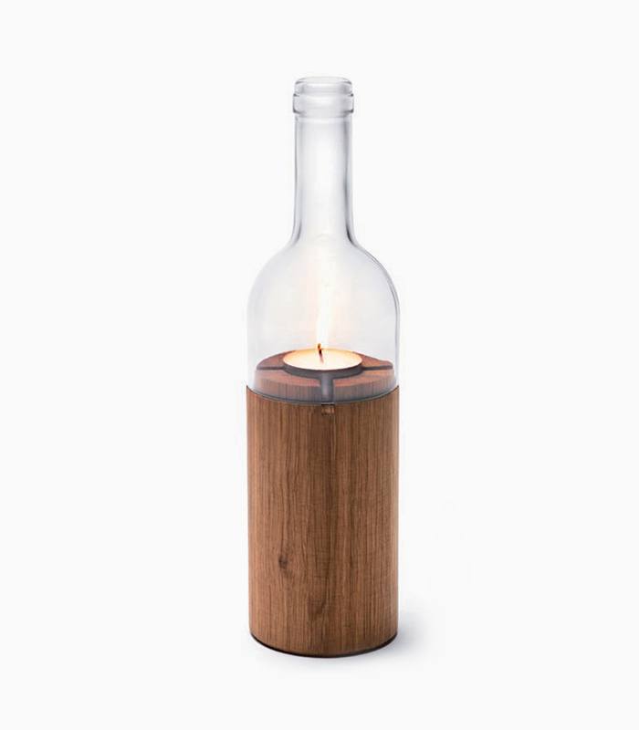 Wine bottle lantern - Image 1