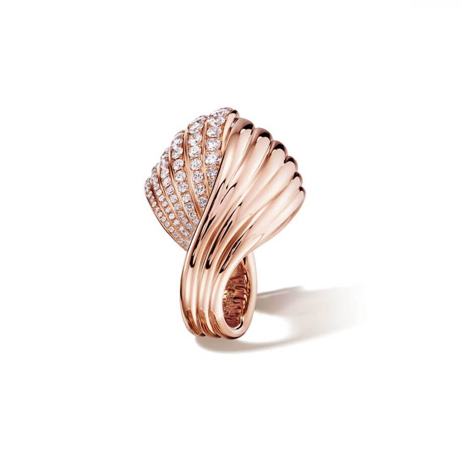 Diamond Vine Ring in Platinum - Image 1